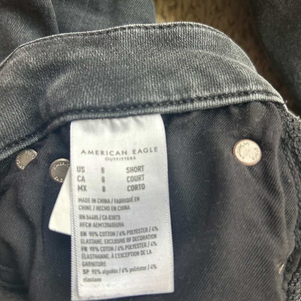 American Eagle light black jeans
